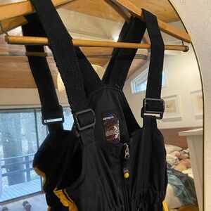 Obermeyer kids ski bib 7 black